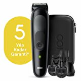 Braun MGK 5045 5 Başlıklı Kablosuz Islak/Kuru Saç-Sakal Çok Amaçlı Tıraş Makinesi 