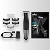 Braun X XT 5100 6 Başlıklı Kablosuz Islak/Kuru Sakal-Vücut Çok Amaçlı Tıraş Makinesi 