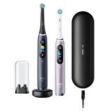 Oral-B iO 9 Şarjlı Diş Fırçası Seti 2'li - Siyah/Pembe
