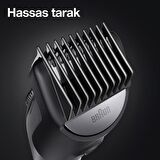 Braun BT 7340 5 Başlıklı Kablosuz Kuru Saç-Sakal Çok Amaçlı Tıraş Makinesi 