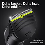 Braun MGK 3320 4 Başlıklı Kablosuz kuru Saç-Sakal-Burun 6 in 1 Çok Amaçlı Tıraş Makinesi 