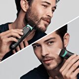 Braun MGK 3321 4 Başlıklı Kablosuz kuru Saç-Sakal-Burun 6 in 1 Çok Amaçlı Tıraş Makinesi 