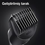 Braun MGK 3321 4 Başlıklı Kablosuz kuru Saç-Sakal-Burun 6 in 1 Çok Amaçlı Tıraş Makinesi 