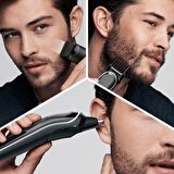 Braun MGK 5380 6 Başlıklı Kablosuz Islak/Kuru Saç-Sakal-Vücut Çok Amaçlı Tıraş Makinesi 