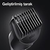 Braun MGK 5380 6 Başlıklı Kablosuz Islak/Kuru Saç-Sakal-Vücut Çok Amaçlı Tıraş Makinesi 