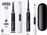 Oral-B Io 5 Şarjlı Diş Fırçası Seti 2'Li - Mat Siyah / Beyaz