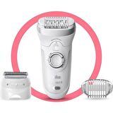 Braun Silk Epil 9 9705 SensoSmart 2 in 1 Kablosuz Islak/Kuru Işıklı Şarjlı Epilatör