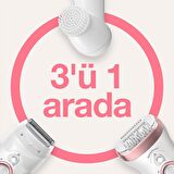 Braun Silk Epil 9 9855 SensoSmart 3 in 1 Kablosuz Islak/Kuru Işıklı Şarjlı Epilatör