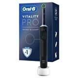 Oral-B Vitality Pro Şarjlı Diş Fırçası Siyah Protect X Clean
