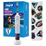 Oral-B D100 Çocuk Şarjlı Diş Fırçası Lightyear +Seyahat Kabı
