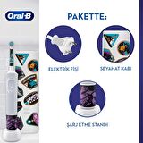 Oral-B D100 Çocuk Şarjlı Diş Fırçası Lightyear +Seyahat Kabı