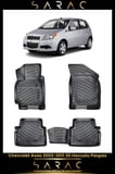 Chevrolet Aveo 2003 Model Araca Özel 3d Havuzlu Paspas