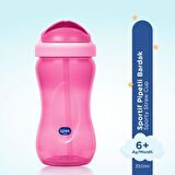 Wee Baby Pipetli Bardak 350 ml - PEMBE