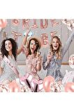 Bride To Be Bekarlığa Veda Partisi Süslemeleri, GELİN Dekorasyonu, Kuşak Hediyeli,Parti Setleri