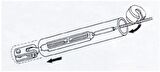 Liftin için plastik kılıf 3/4¨ ID ×13¨