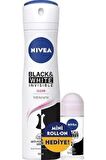 Nivea Invisible Black & White Clear Kadın Deodorant 150 ml + Mini Roll-on 25 ml