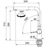 Franke Basis BFG 651 Sahara Granit Evye Active Plus Doccia 2.0 Spiralli Sahara Batarya Set