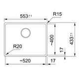 Franke Maris MRG 210/110-52 SLATE GRİ Granit Evye ACTİVE PLUS DOCCİA 2.0 Batarya COMFORT Sıvı Sabunluk Set