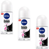 Nivea Invisible Black White Clear Kadın Roll-On 50 ml 3 ADET