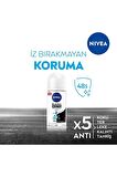 Nivea Kadın Roll On Invisible Black White Pure 50 ML - 4'lü Avantaj Paketi