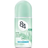 8x4 Pure Aqua Antiperspirant Ter Önleyici Leke Yapmayan Kadın Roll-On Deodorant 50 ml