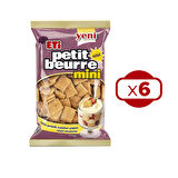 Eti Petit Beurre Mini Bisküvi 175 Gr x 6 Adet