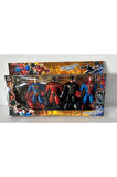 Süper Kahramanlar avangers ışıklı figür 5li set
