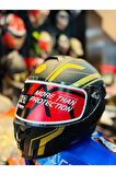 869 BLADE FULLFACE MOTOSİKLET KASKI (SİYAH-GOLD)