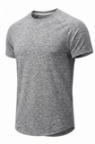 Erkek Spor Tişört Fitness Antrenman Tişörtü Oval Kesim Likralı Süprem Reglan Kol OVAL-T22