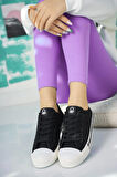 Benetton 70017 Siyah Kısa Kadın Sneakers