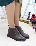 Forex 7000 Kahve Hakiki Deri Cırtlı Anatomik Kadın Bot