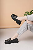 Nesil Shoes Süha 501 Siyah Anatomik Kadın Lofer