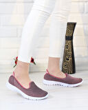 Nesil Shoes Dvm 901 Pudra Anatomik Esnek Kadın Yürüyüş Ayakkabısı