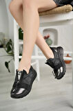 Nesil Shoes Wiss 1710 Platin Anatomik Kadın Ayakkabı