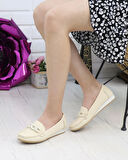 Neyna 461123 Bej Anatomik Günlük Kadın Yürüyüş Ayakkabısı