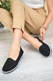 Nesil Shoes Ayzen 130 Siyah Anatomik Kadın Ayakkabı