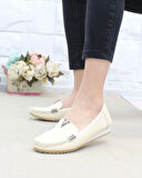 Neyna 461001 Bej Anatomik Günlük Kadın Yürüyüş Ayakkabı