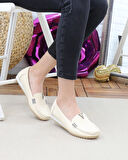 Neyna 461001 Bej Anatomik Günlük Kadın Yürüyüş Ayakkabı