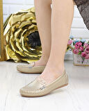 Neyna 003 Altın Taşlı Günlük Kadın Babet