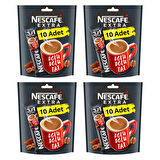 Nescafe 3ü1 Arada Extra 10'lu Ekonomik Paket X 4 Adet