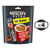 Nescafe 3ü1 Arada Extra 10'lu Ekonomik Paket X 4 Adet