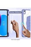 Apple iPad Air 10.2 (9.Nesil) Uyumlu 360° Dönebilen Standlı Pino Tablet Kılıfı 