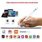 Stylus Kapasitif Dokunmatik Kalem Tüm Cihazlar Telefon ile Uyumlu Çizim Tasarım Tablet Kalemi