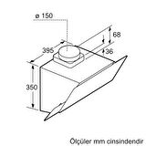 Siemens LC65KA670T Beyaz Duvar Tipi Davlumbaz