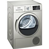 SIEMENS WT45W41STR iQ500 8 kg Silver Isı Pompalı Kurutma Makinesı 