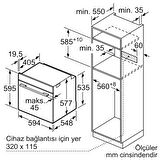 SIEMENS HB778G3B1 iQ700 Ankastre Fırın 60 x 60 cm Siyah