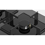 Siemens EN6C8HO12O iQ100 Ankastre Titanium Gri Cam Gazlı Ocak