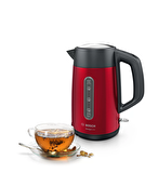 Bosch TWK4P434 DesingLine Işıklı Çelik 1.7 Lt Kettle