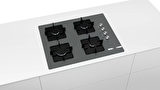 Bosch POP7C9O12O Doğalgazlı 4 Gözlü Ankastre Ocak