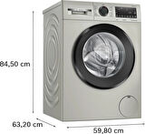 Bosch WGA242ZXTR Serie4 9 Kg 1200 Devir Gri Çamaşır Makinesi